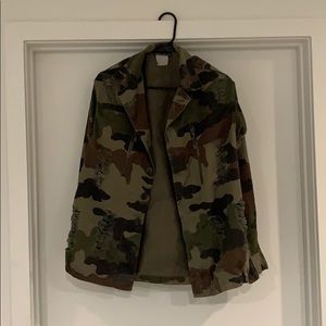 Female camo jacket